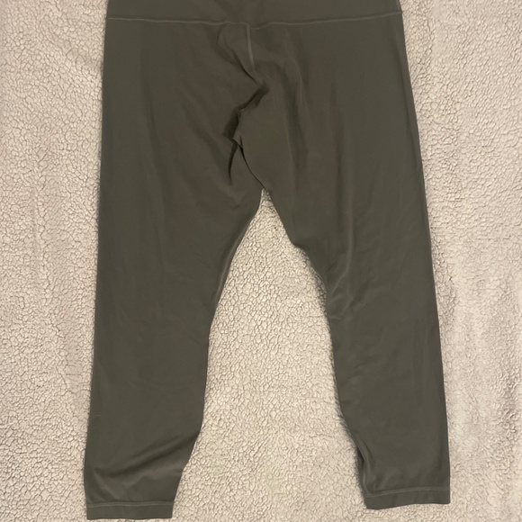 Lululemon Wunder High Rise Tight Leggings Dark Olive Green Size 16 - Picture 7 of 7